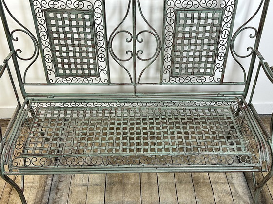 Image 1 of Banc de Jardin Pliable en Fer