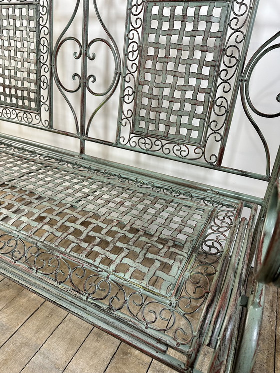 Image 1 of Banc de Jardin Pliable en Fer