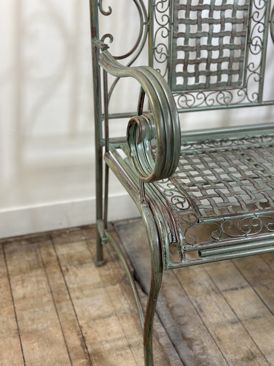 Image 1 of Banc de Jardin Pliable en Fer