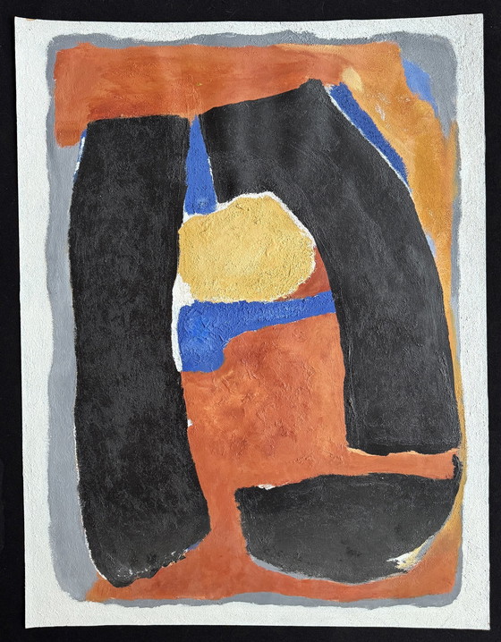 Image 1 of Peter Waterschoot 1969-2022 / Sublime Peinture Hommage À Bram Van Velde 