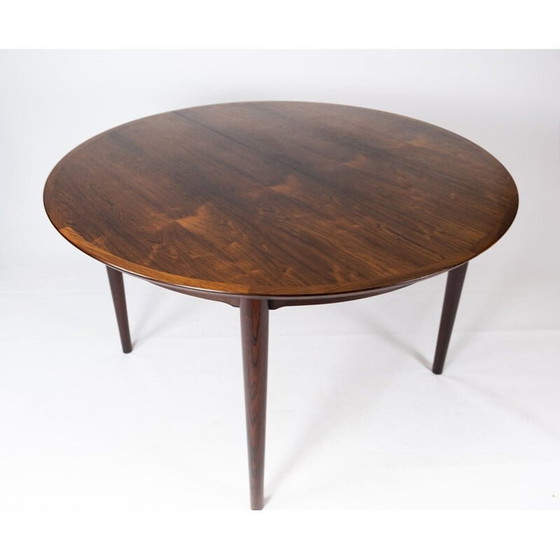 Image 1 of Table de salle à manger vintage en bois de rose par Arne Vodder 1960s