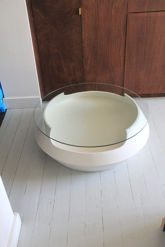 Image 1 of Table Space Âge En Verre