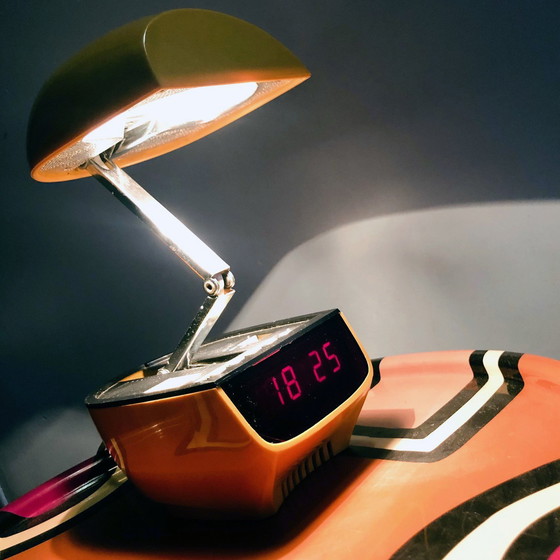 Image 1 of Lampe Vintage • Capsule Télescopique • Ex-60 • Digiclock • Hk • Space Age • 1960