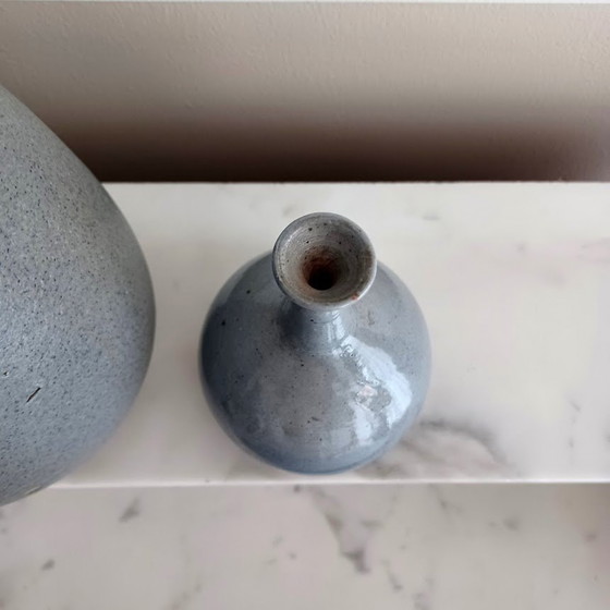 Image 1 of Ensemble de vases en céramique faits à la main. Pièces uniques.