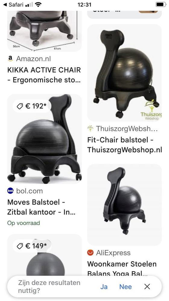 Image 1 of Ball Chair Fit Chair Ergonomique