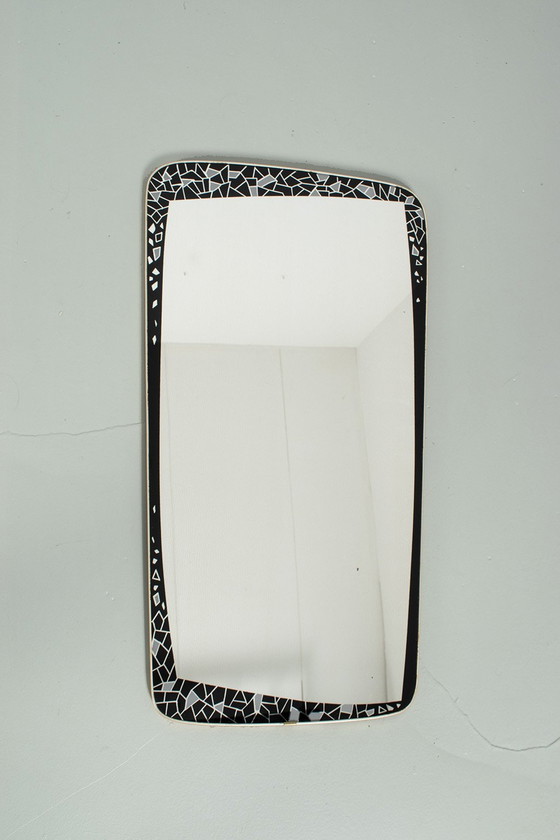 Image 1 of Miroir vintage avec motif en mosaïque