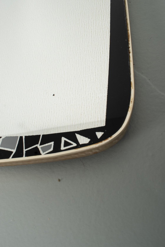 Image 1 of Miroir vintage avec motif en mosaïque