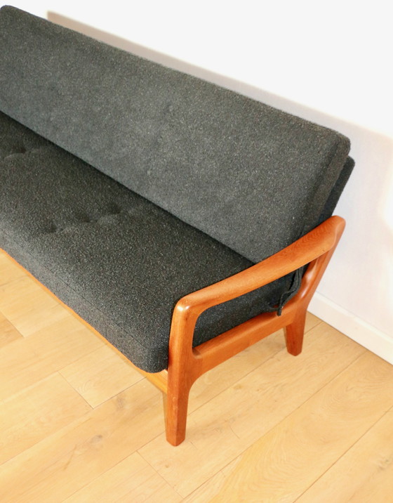 Image 1 of Canapé pliable vintage danois en bouclier noir