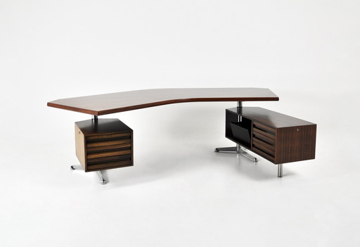 Bureau Boomerang par Osvaldo Borsani pour Tecno, 1960S