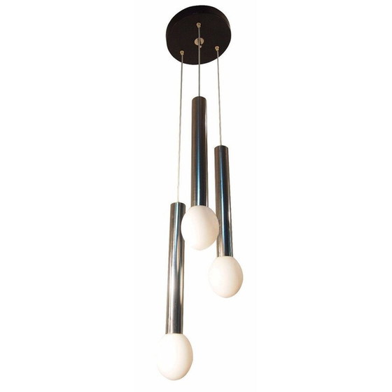 Image 1 of Suspension italienne vintage "waterfall" par Reggiani,1960