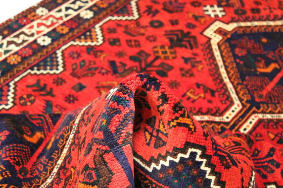 Image 1 of Tapis persan original Nomades & villageois Chiraz 231 X 158 cm Top condition