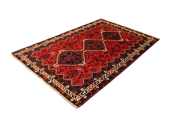 Image 1 of Tapis persan original Nomades & villageois Chiraz 231 X 158 cm Top condition