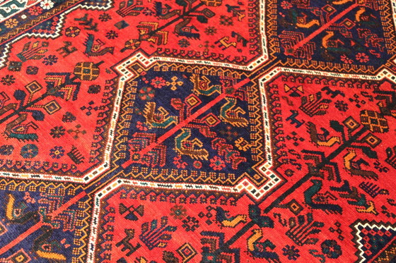 Image 1 of Tapis persan original Nomades & villageois Chiraz 231 X 158 cm Top condition