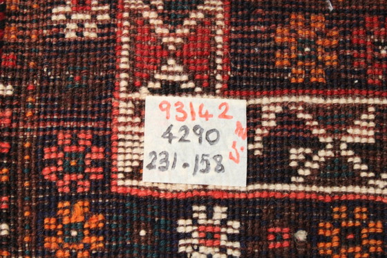 Image 1 of Tapis persan original Nomades & villageois Chiraz 231 X 158 cm Top condition