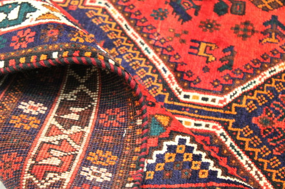 Image 1 of Tapis persan original Nomades & villageois Chiraz 231 X 158 cm Top condition