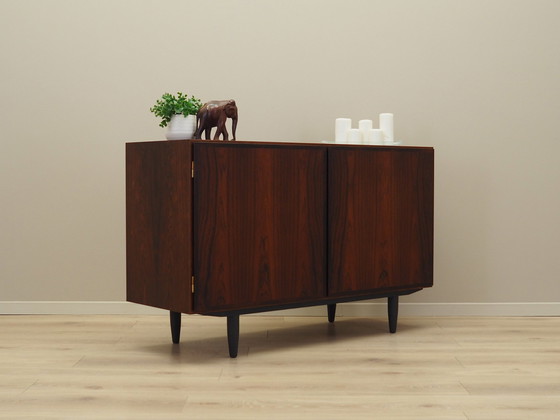 Image 1 of Armoire en bois de rose, design danois, années 1970, fabriquée par Omann Jun