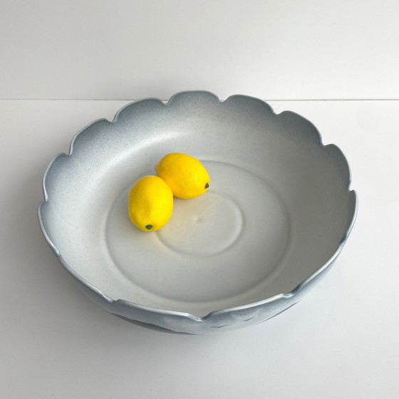 Image 1 of Vintage Virebent Yves Mohy Xxl Bowl Porcelain France '70S