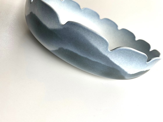 Image 1 of Vintage Virebent Yves Mohy Xxl Bowl Porcelain France '70S