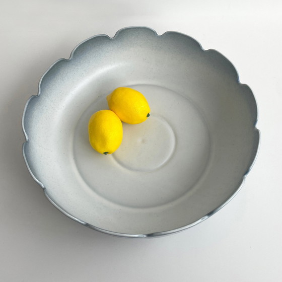 Image 1 of Vintage Virebent Yves Mohy Xxl Bowl Porcelain France '70S