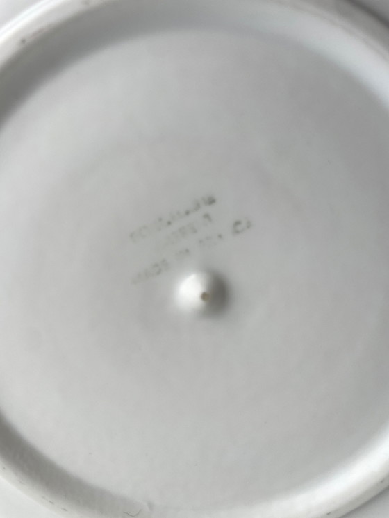 Image 1 of Vintage Virebent Yves Mohy Xxl Bowl Porcelain France '70S