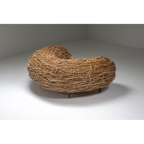 Image 1 of Fauteuil en rotin vintage Frères Campana & Porky Hefer