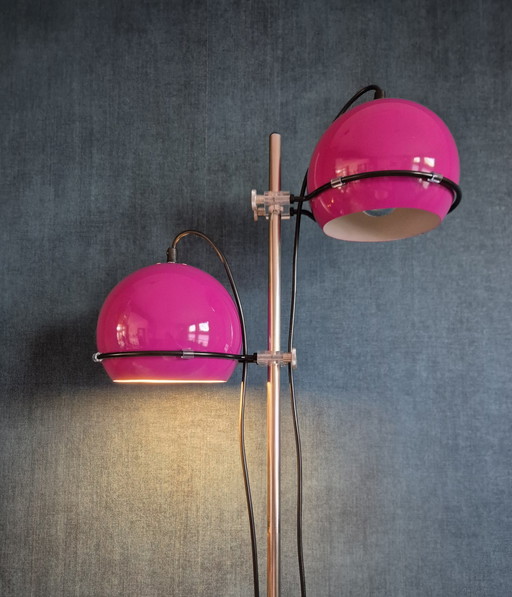 Gepo Lampadaire / Lampe à boule 70s