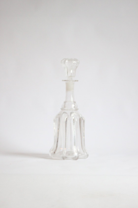 Image 1 of Carafe à décanter victorienne en verre, Uk 1850S