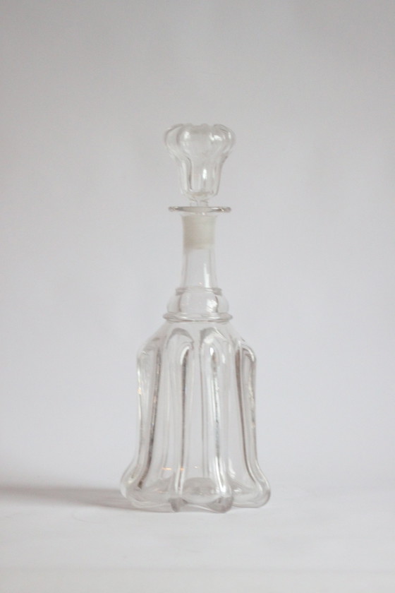 Image 1 of Carafe à décanter victorienne en verre, Uk 1850S