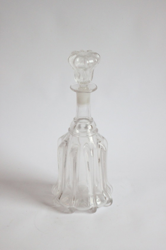 Image 1 of Carafe à décanter victorienne en verre, Uk 1850S