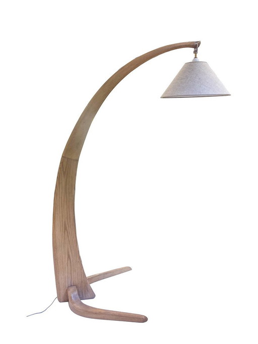 Lampadaire arc moderne Mid Century, Italie, années 1950