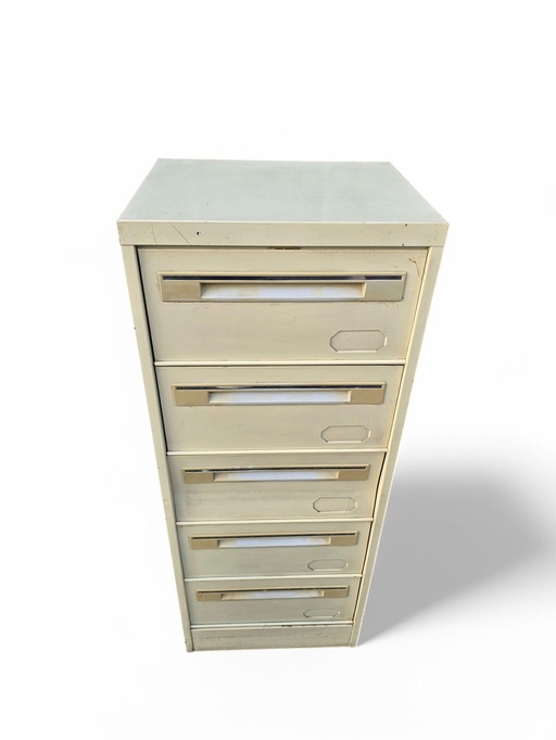 Meuble Métallique À Clapets Vintage 70'S