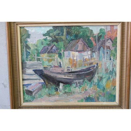 Image 1 of Lithographie vintage de Karl Enock Ohlsson, Danemark 1949