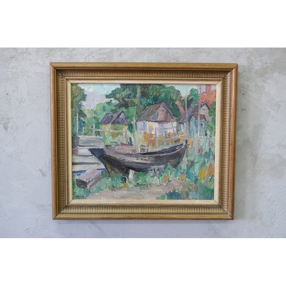 Image 1 of Lithographie vintage de Karl Enock Ohlsson, Danemark 1949