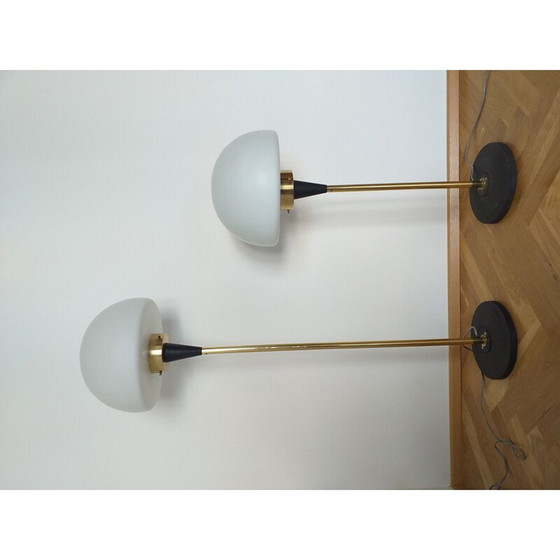 Image 1 of Paire de lampadaires vintage par Josef Hurka pour Lidokov, 1970
