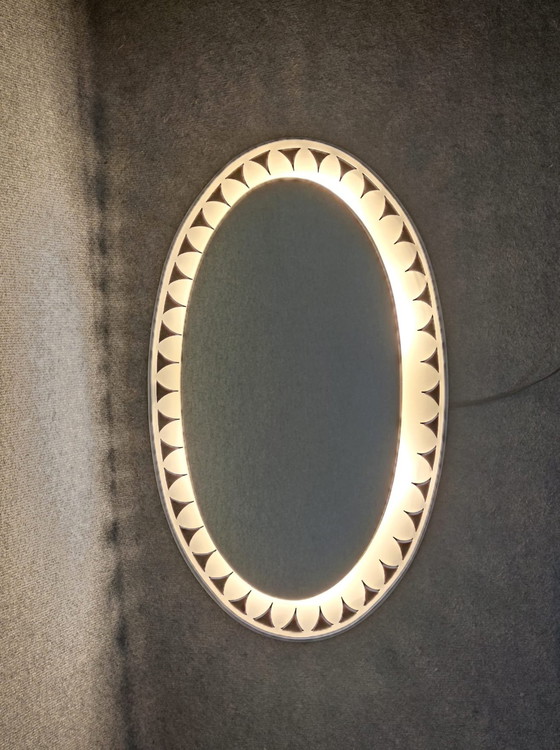 Image 1 of Lampe miroir 50Er 60Er Mid Century Design Loft Art Déco Vintage Rétro