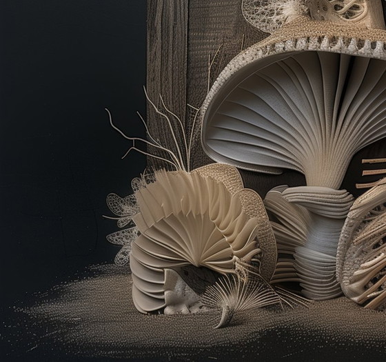 Image 1 of Pièce unique à bas prix - Natures mortes de Benoit Mandelbrot : Colonne d'éternité