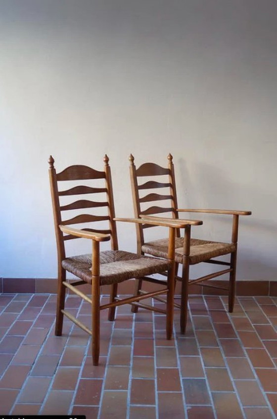 Image 1 of Ensemble De Fauteuils Et Chaises Provençales