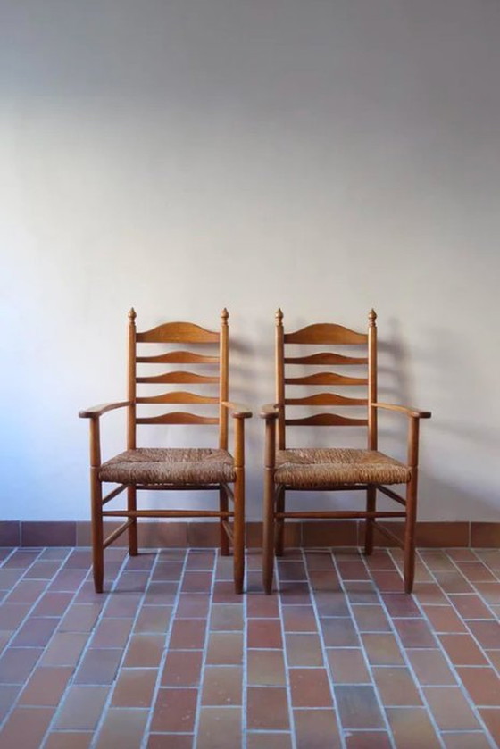 Image 1 of Ensemble De Fauteuils Et Chaises Provençales