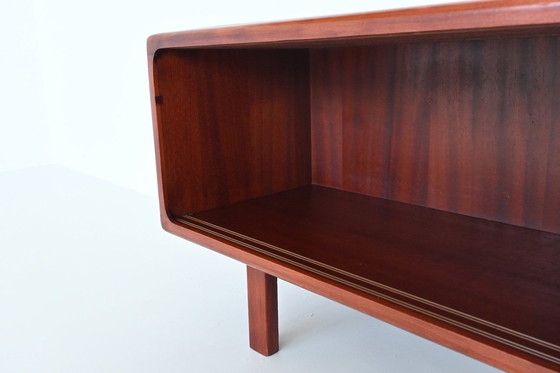 Image 1 of Buffet | Crédence | Bois de rose | Cuir | Mid Century