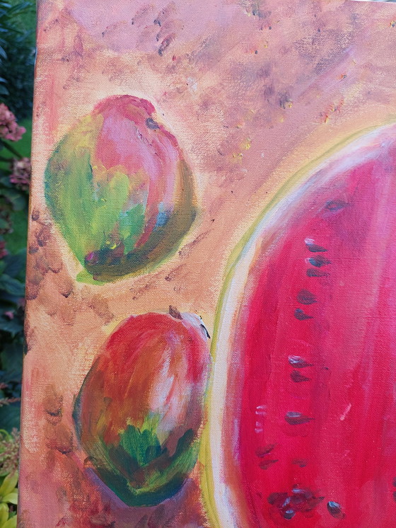 Image 1 of Peinture acrylique originale 50X60 Cm