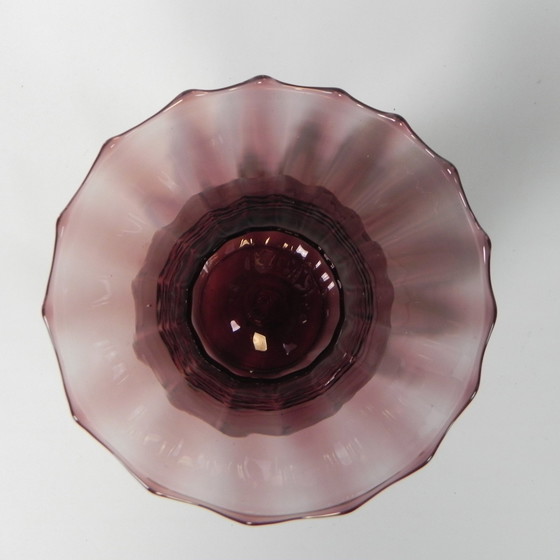 Image 1 of Vase violet Art Déco, Doyen, années 1930