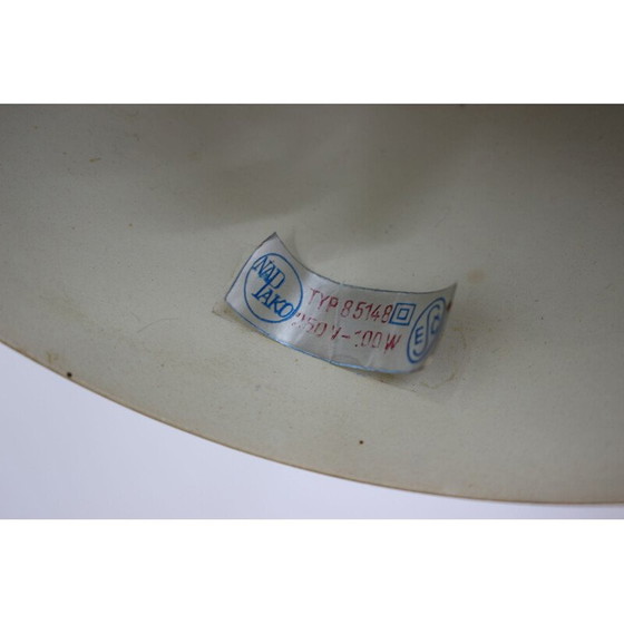 Image 1 of Lampe de table rouge vintage Napako, 1960