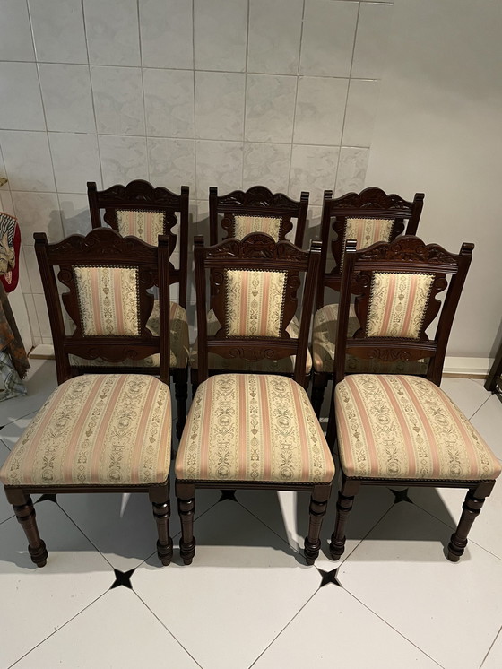 Image 1 of Ensemble de 6 chaises Biedermeier