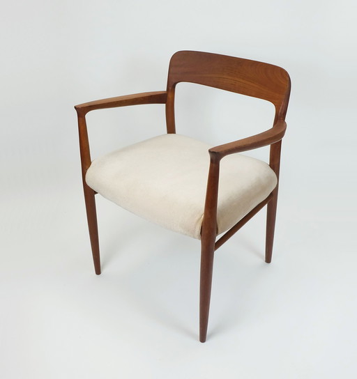 No. 2 Of 2 - Danish Modern Arm Chair Model 56 Niels O. Moeller Teak Wood 1950S Scandinavian Design