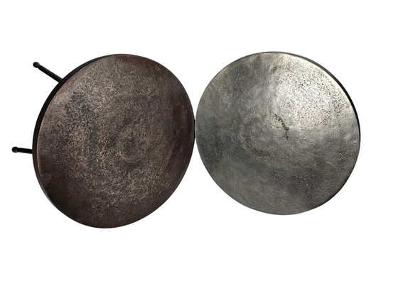 Image 1 of Dutchbone - Tables d'appoint (2) Série 'Alim' - Aluminium - Métal