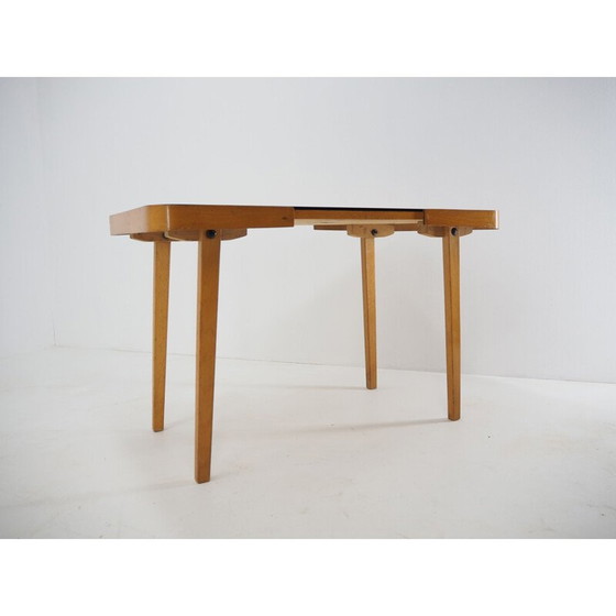 Image 1 of Table de conférence vintage en verre Opaxite par Jiří Jiroutek pour Interier Praha, 1960.