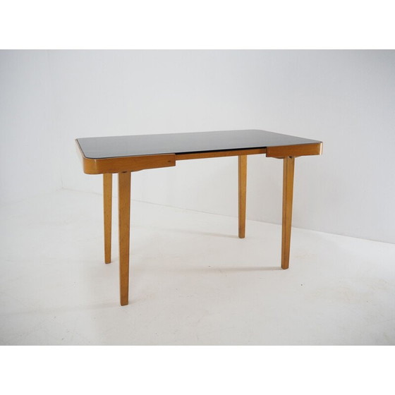 Image 1 of Table de conférence vintage en verre Opaxite par Jiří Jiroutek pour Interier Praha, 1960.