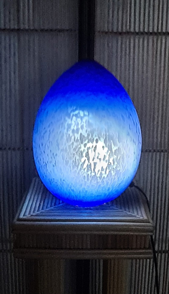 Image 1 of Lampe à œuf nuageux bleu '80