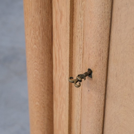 Image 1 of Buffet vintage en chêne blond de style déco français, années 1940