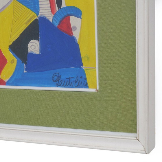 Image 1 of Peinture vintage d'Aldo Gentilini, 1970